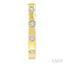 Flush Bezel Set Diamond Fashion Hoop Earrings