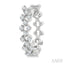 Prong Diamond Fashion Hoop Earrings
