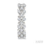 Prong Diamond Fashion Hoop Earrings