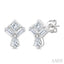 Mixed Shape Diamond Fashion Earrings