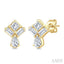 Mixed Shape Diamond Fashion Earrings