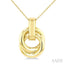 Aeris Gold Diamond Fashion Pendant