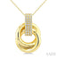 Aeris Gold Diamond Fashion Pendant