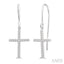 Cross Petite Diamond Fashion Earrings