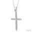 Cross Petite Diamond Fashion Pendant
