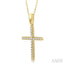Cross Petite Diamond Fashion Pendant