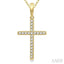 Cross Petite Diamond Fashion Pendant