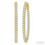 Inside-Out Diamond Oval Hoop Earrings