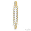 Inside-Out Diamond Oval Hoop Earrings