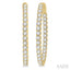 Inside-Out Diamond Oval Hoop Earrings