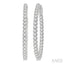 Inside-Out Diamond Oval Hoop Earrings