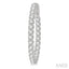Inside-Out Diamond Oval Hoop Earrings