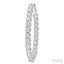 Inside-Out Diamond Oval Hoop Earrings