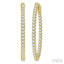 Inside-Out Diamond Oval Hoop Earrings