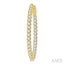 Inside-Out Diamond Oval Hoop Earrings