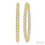 Inside-Out Diamond Oval Hoop Earrings
