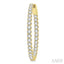 Inside-Out Diamond Oval Hoop Earrings