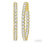 Inside-Out Diamond Oval Hoop Earrings