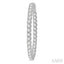 Inside-Out Diamond Oval Hoop Earrings