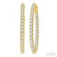 Inside-Out Diamond Oval Hoop Earrings