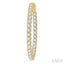 Inside-Out Diamond Oval Hoop Earrings