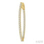 Inside-Out Diamond Oval Hoop Earrings