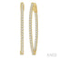 Inside-Out Diamond Oval Hoop Earrings
