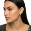 Three Row Petite Diamond Huggie Fashion Earrings