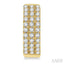 Three Row Petite Diamond Huggie Fashion Earrings