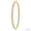 1 3/4-Inch Round Inside-Out Diamond Hoop Earrings