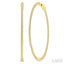 1 3/4-Inch Round Inside-Out Diamond Hoop Earrings