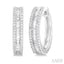 Baguette Diamond Hoop Earrings