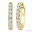 Diamond Fashion Hoop Earrings