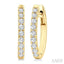 Diamond Fashion Hoop Earrings