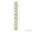 Diamond Fashion Hoop Earrings