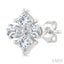 Mixed Shape Diamond Fashion Earrings