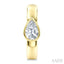 Pear Shape Diamond Fashion Hoop Earrings