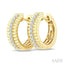 Pirouette Diamond Fashion Hoop Earrings