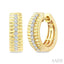 Pirouette Diamond Fashion Hoop Earrings