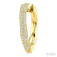Hollow Diamond Fashion Hoop Earrings