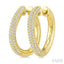 Diamond Fashion Hoop Earrings