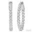 Inside-Out Diamond Hoop Earrings