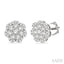 Flower Diamond Fashion Earrings