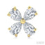 Floral Diamond Stud Earrings