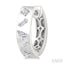 Mixed Shape Diamond Fashion Hoop Earrings