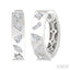 Mixed Shape Diamond Fashion Hoop Earrings