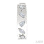 Mixed Shape Diamond Fashion Hoop Earrings