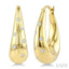 Aeris Gold Mosaic Diamond Fashion Hoop Earrings
