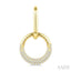 Aeris Gold Interlock Diamond Fashion Earrings