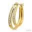 Diamond Hoop Earrings